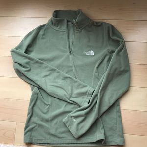 North face zip up hood